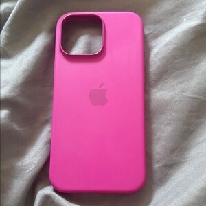 Apple Magenta Silicone Case
